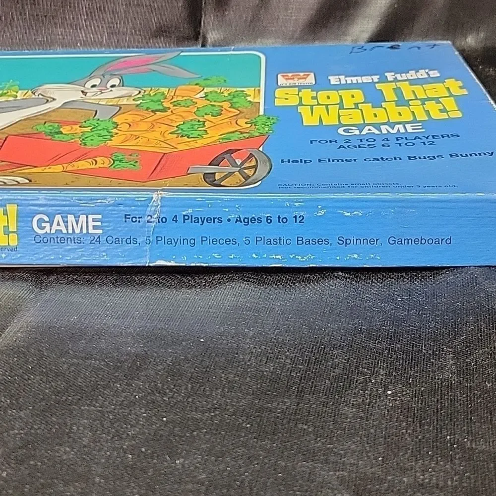 Elmer Fudd's Stop‎ that Wabbit! Board Game Whitman 2-4 players Age 6-12 Vintage